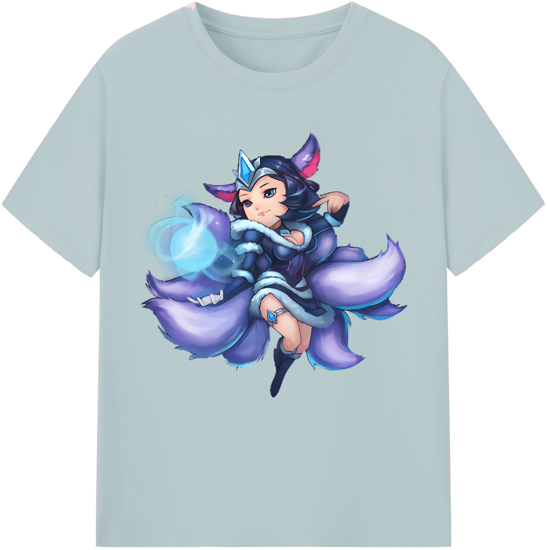 リーグ・オブ・レジェンド League of Legends LOL 綿100％半袖Tシャツ（フロントプリント）